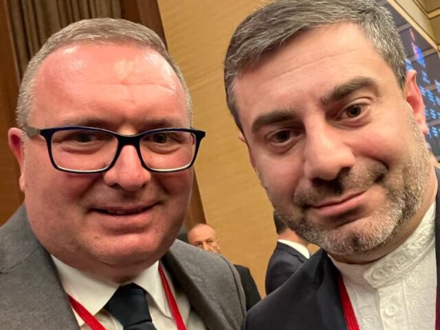 Il Difensore Civico Marino Fardelli con il Commissario del Parlamento Ucraino per i Diritti Umani, Mr. Dmytro Lubinets